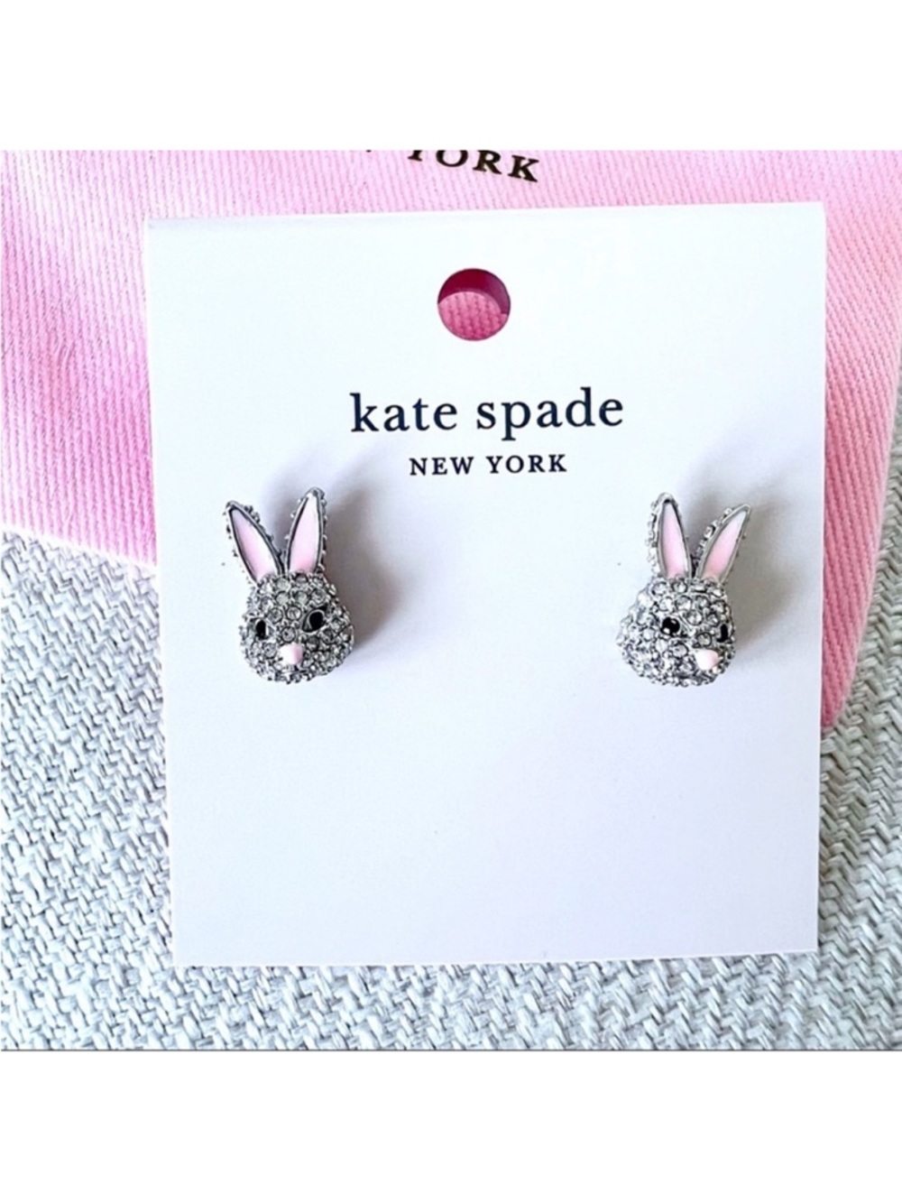 Kate Spade New York Make Magic Bunny Rabbit Studs